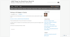 Desktop Screenshot of csharp.2000things.com
