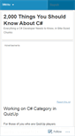Mobile Screenshot of csharp.2000things.com