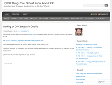 Tablet Screenshot of csharp.2000things.com